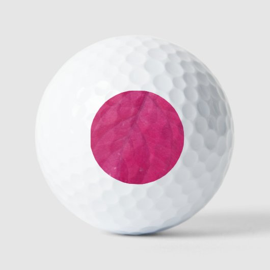 Paarse herfstblad golfballen (Voorkant)