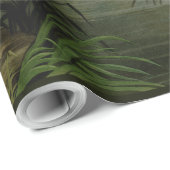 Paarse Heron Audubon-vogelschilderij Cadeaupapier (Rol Hoek)