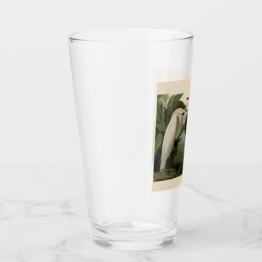 Paarse Heron Audubon-vogelschilderij Glas (Rechts)
