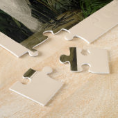 Paarse Heron Audubon-vogelschilderij Legpuzzel (Zijkant)