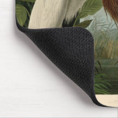 Paarse Heron Audubon-vogelschilderij Muismat (Hoek)