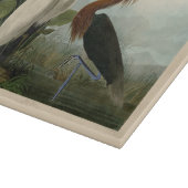 Paarse Heron Audubon-vogelschilderij Snijplank (Hoek)