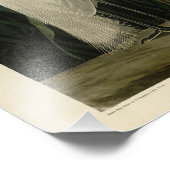 Paarse Heron - van de Amerikaanse vogels van Audub Foto Afdruk (Hoek)