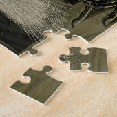 Paarse Heron - van de Amerikaanse vogels van Audub Legpuzzel (Zijkant)