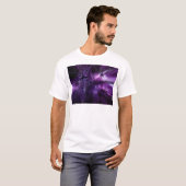 Paarse hersenneuronen t-shirt (Voorkant volledig)