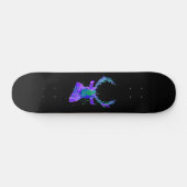 Paarse Herten Silhouet Persoonlijk Skateboard (Horizontaal)