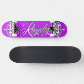 Paarse het Dek van het Skateboard van de royalty (Horizontaal)