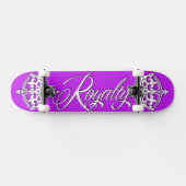 Paarse het Dek van het Skateboard van de royalty (Horizontaal)
