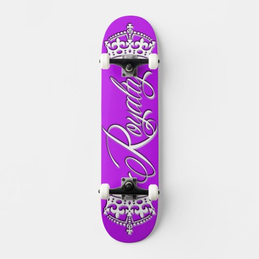 Paarse het Dek van het Skateboard van de royalty (Voorkant)