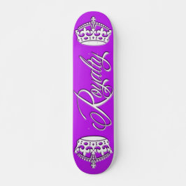 Paarse het Dek van het Skateboard van de royalty