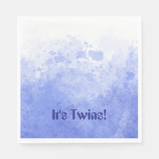 Paarse Het is Twin's servet (Voorkant)