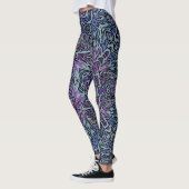 Paarse Hete Vuur Leggings (Links)