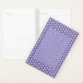 Paarse Hexagon Maze Planner (Display)
