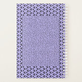 Paarse Hexagon Maze Planner (Achterkant)