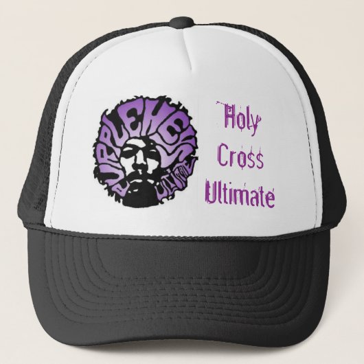 Paarse Heys Trucker hoed Pet (Voorkant)