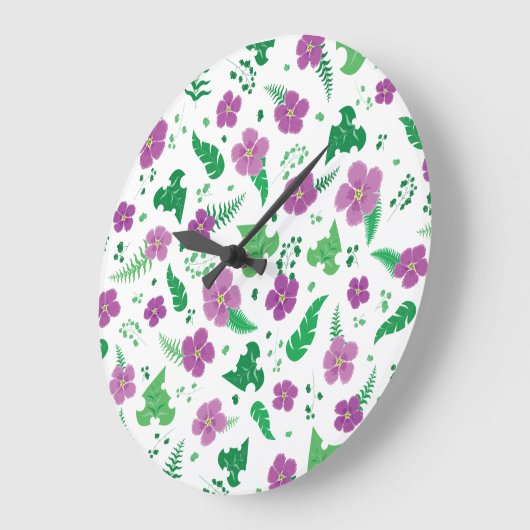 Paarse Hibiscus Grote Klok (Hoek)