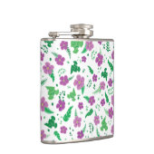 Paarse Hibiscus Heupfles (Rechts)