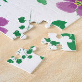 Paarse Hibiscus Legpuzzel (Zijkant)