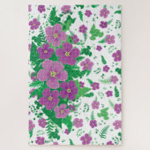 Paarse Hibiscus Legpuzzel (Verticaal)