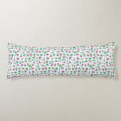 Paarse Hibiscus Lichaamskussen (Voorkant)