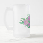 Paarse Hibiscus Matglas Bierpul (Links)
