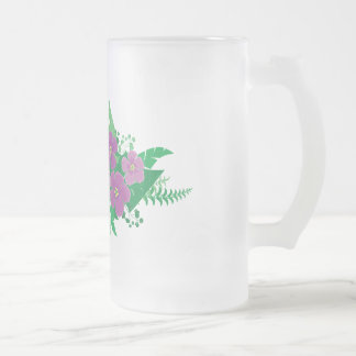 Paarse Hibiscus Matglas Bierpul