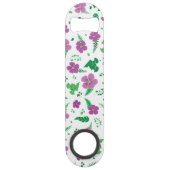 Paarse Hibiscus Speed Flessenopener (Voorkant)