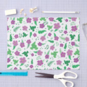 Paarse Hibiscus Tissuepapier (Craft)