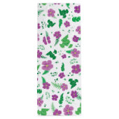 Paarse Hibiscus Wijn Cadeautas (Achterkant)