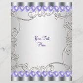 Paarse hiel-schokdemper flyer (Achterkant)