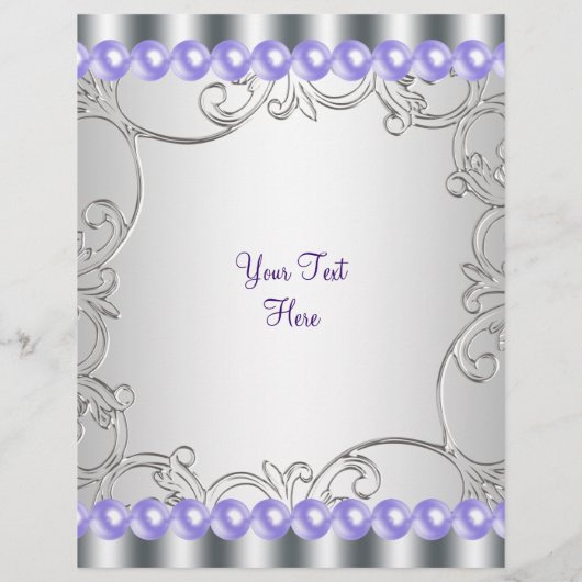 Paarse hiel-schokdemper flyer (Achterkant)