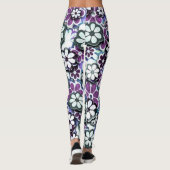 Paarse Hippie-ventilatorstroom gevarieerd | LEGGIN Leggings (Achterkant)