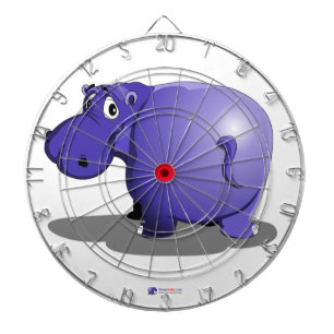 Paarse Hippo Dart Board Dartbord