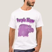 Paarse Hippo T-shirt (Voorkant)