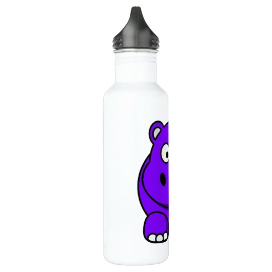 Paarse Hippo Waterfles (Links)
