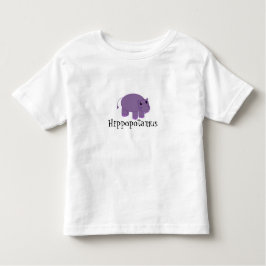 Paarse Hippopotamus Kinder Shirts