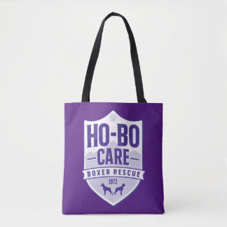 Paarse Ho-Bo Zorgtas Tote Bag