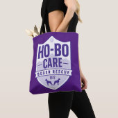 Paarse Ho-Bo Zorgtas Tote Bag (Dichtbij)