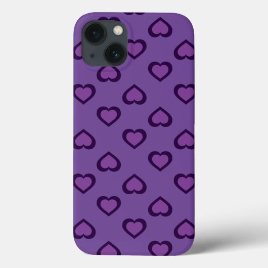 Paarse Hoesje-Mate iPhone Case (Achterkant)