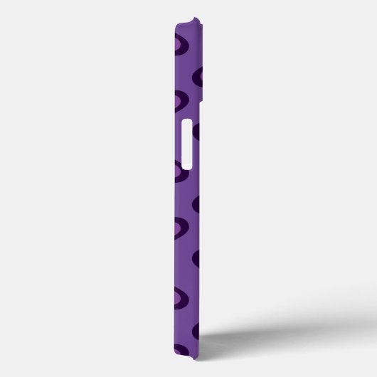 Paarse Hoesje-Mate iPhone Case (Achterkant / Rechts)