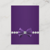 Paarse hoge hak schoen Visitekaartjes (Achterkant)