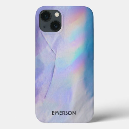 Paarse Holografische Folie Regenboog Case-Mate iPhone Case (Achterkant)