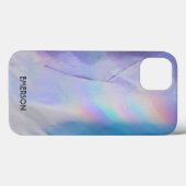 Paarse Holografische Folie Regenboog Case-Mate iPhone Case (Achterkant (horizontaal))