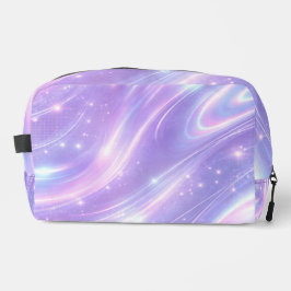 Paarse holografische patronen AI-kunst  Toilettasje