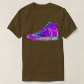 Paarse holografische sensor t-shirt (Design voorkant)
