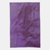 Paarse hond theedoek (Verticaal)