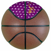 Paarse honkbal basketbal (Rechts)