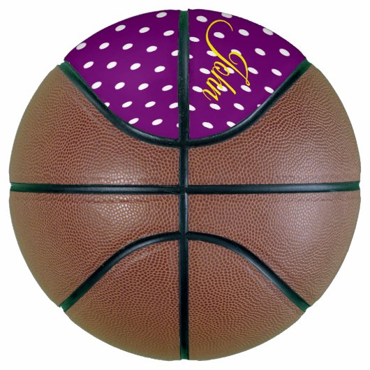 Paarse honkbal basketbal (Rechts)