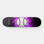 Paarse honkbal; Softball Skateboard (Horizontaal)