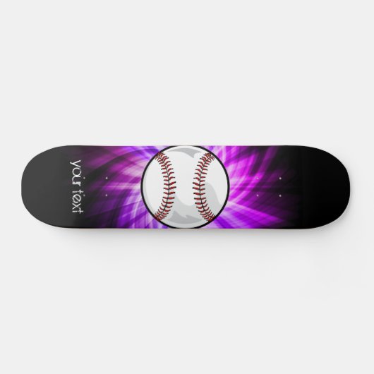 Paarse honkbal; Softball Skateboard (Horizontaal)